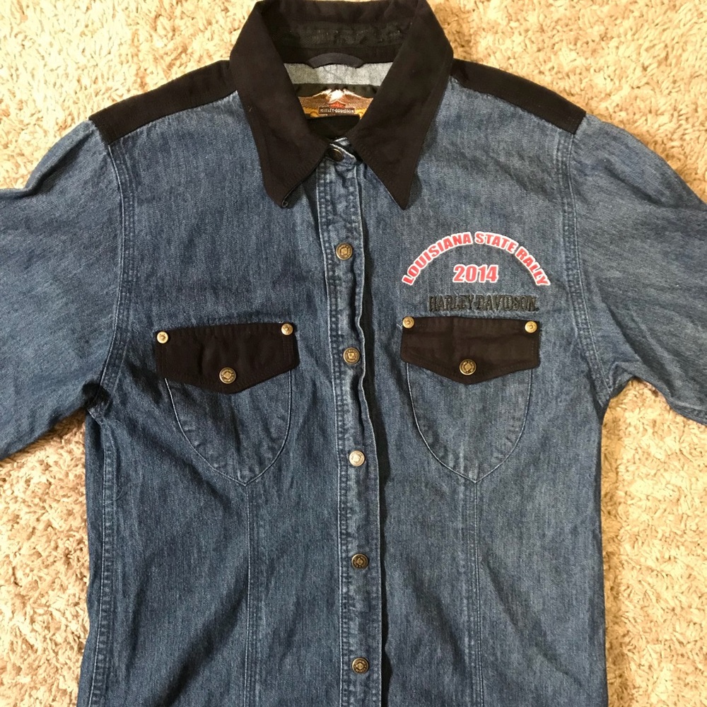 Women’s Harley Davidson Jean Shirt